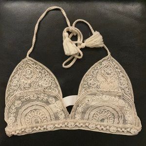 BEADED FREE PEOPLE bralette